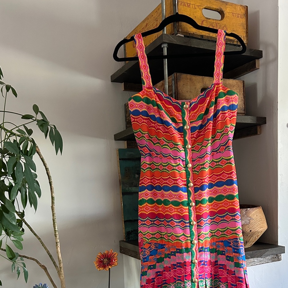 SALONI Karen Graphic Stripe-Printed Dress - Picture 4 of 14